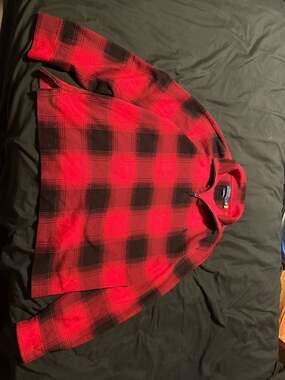 Polo Ralph Lauren Red Buffalo Check Estate Rib Quarter-Zip Pullover